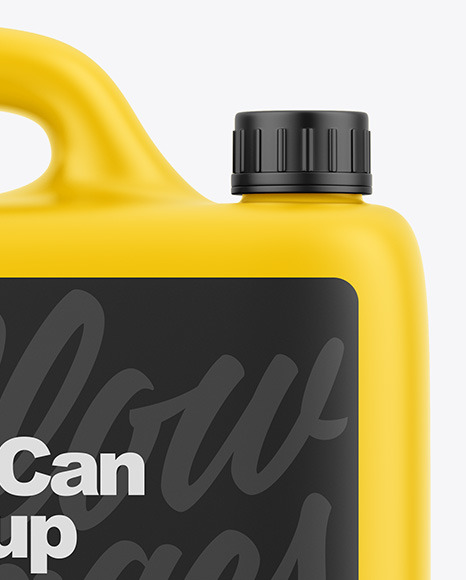 Matte Jerry Can Mockup PSD #2
