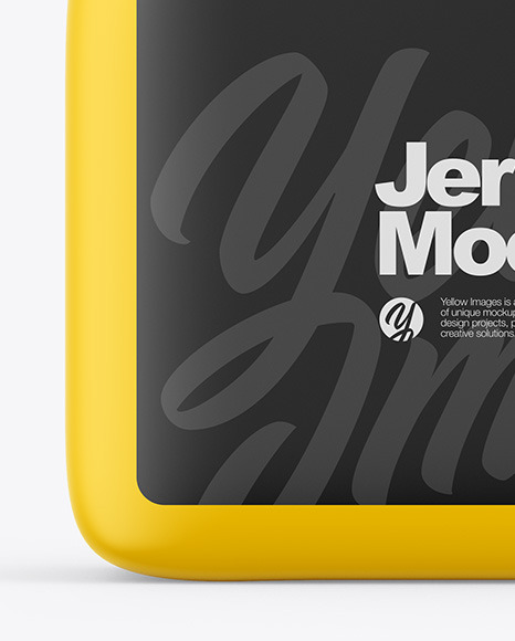 Matte Jerry Can Mockup PSD #1