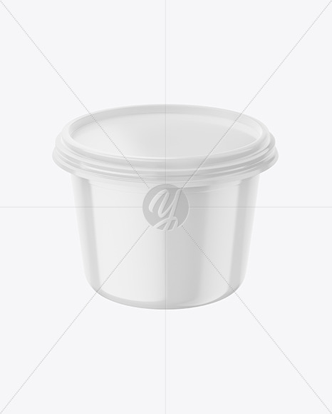 Glossy Plastic Cup Mockup PSD #3