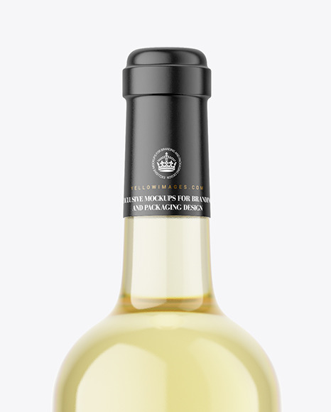 Clear Glass White Wine Mockup clear 84267