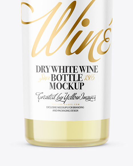 Clear Glass White Wine Mockup cocktail 84268