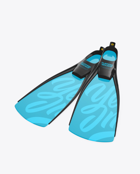 Glossy Flippers Mockup