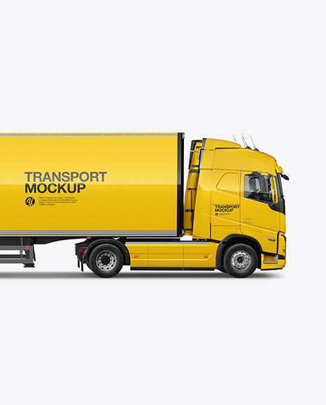 Truck Mockup - Side View