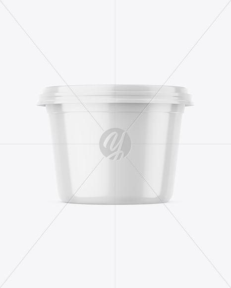 Glossy Plastic Cup Mockup PSD #3