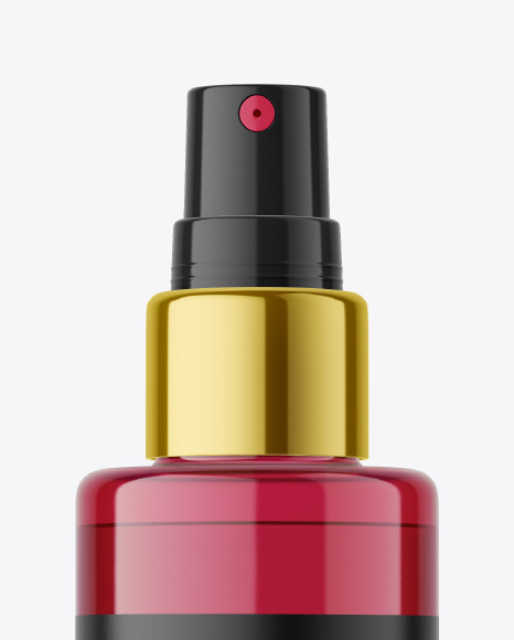 Colored Plastic Spray Bottle Mockup PSD #1