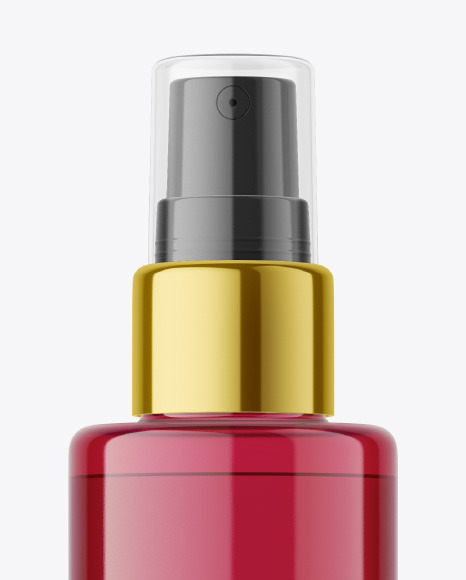 Colored Plastic Spray Bottle Mockup PSD #6