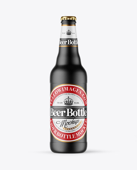 Ceramic Beer Bottle Mockup