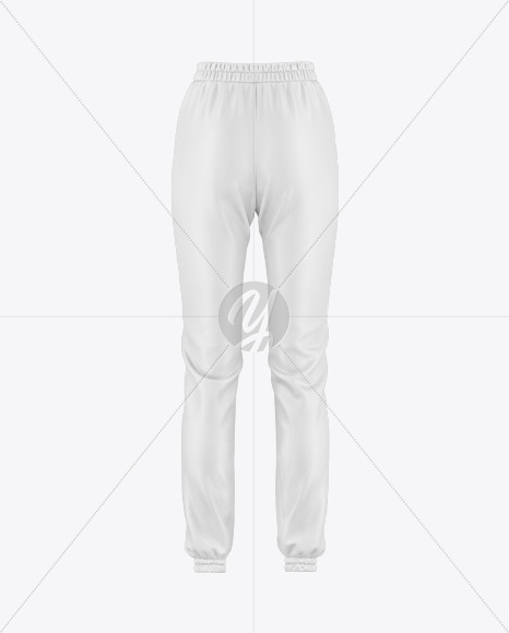 Women’s Medical Pants Mockup – Back View Download