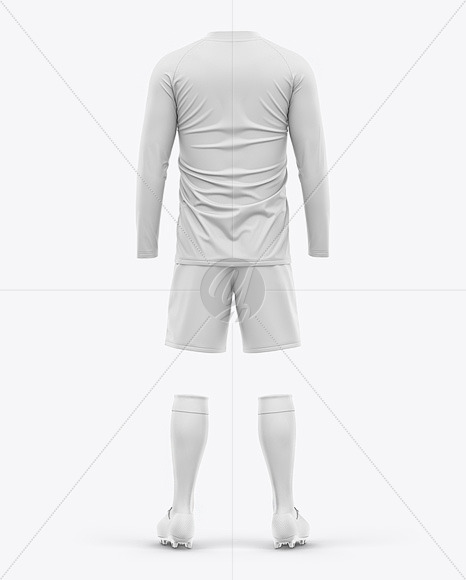 Full Soccer Kit   Long Sleeve Raglan Jersey PSD #3