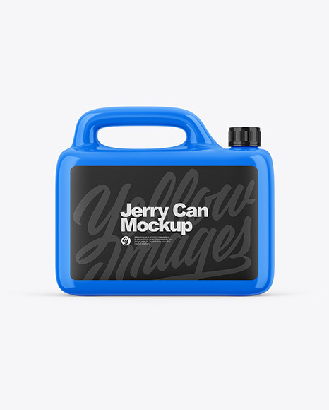 Glossy Jerry Can Mockup PSD #2