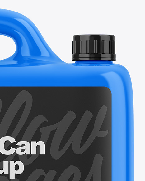 Glossy Jerry Can Mockup PSD #3