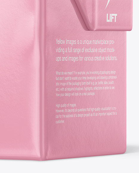 Glossy Cardboard Package Mockup PSD #7