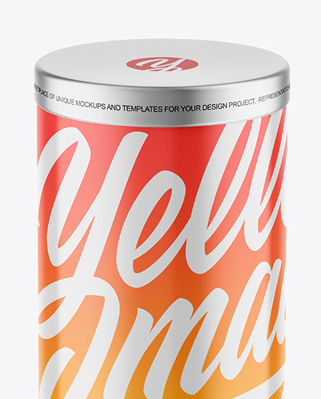 Glossy Tube Mockup PSD #1