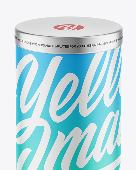 Matte Tube Mockup PSD #1