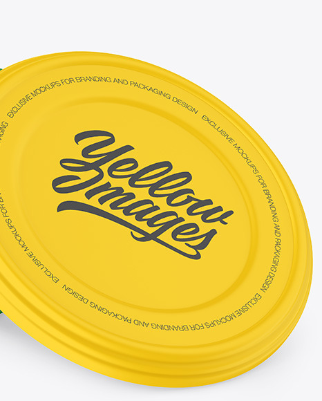 Opened Matte Plastic Container Mockup PSD #6