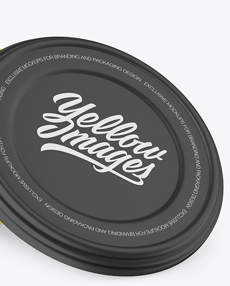 Opened Matte Plastic Container Mockup PSD #5