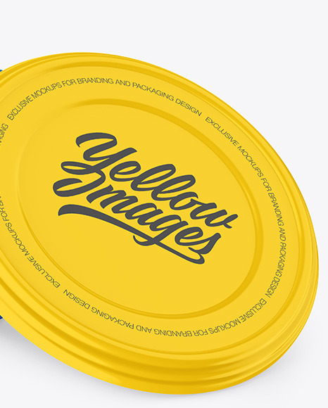 Opened Glossy Plastic Container Mockup PSD #6