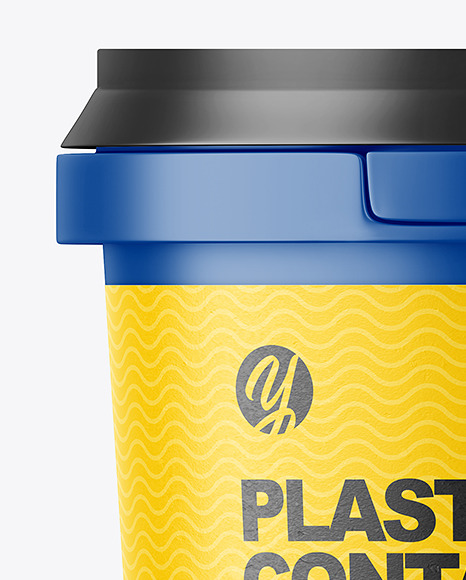 600g Matte Plastic Container Mockup PSD #5