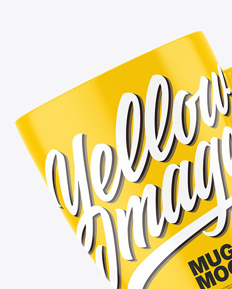 Glossy Mug Mockup PSD #2