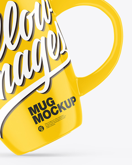Glossy Mug Mockup PSD #1