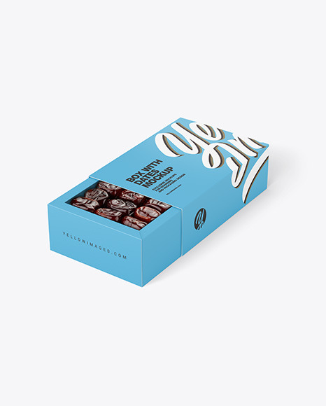 Paper Box w/ Dates Mockup