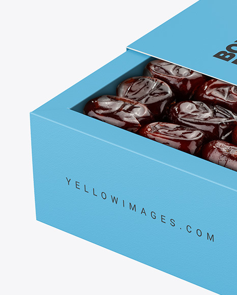 Paper Box w  Dates Mockup PSD #1