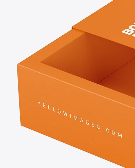 Paper Box w  Dates Mockup PSD #7