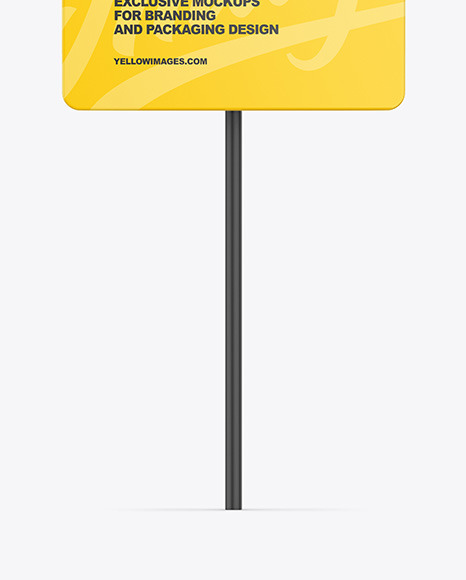 Street Sign Mockup PSD #1