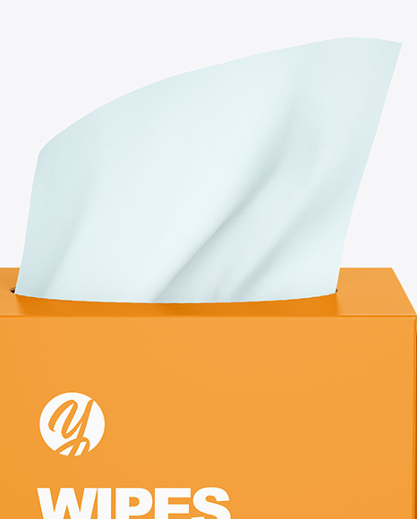 Paper Box w  Wipes Mockup PSD #6