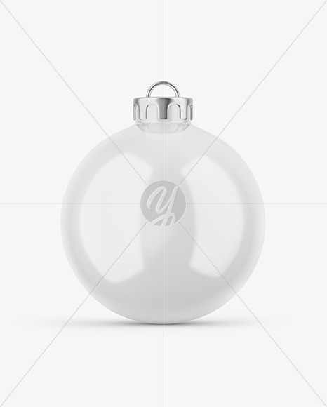 Glossy Christmas Ball Mockup PSD #3