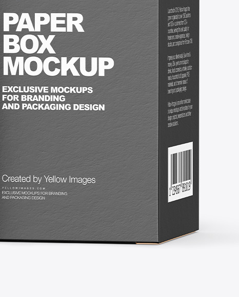 Glossy Plastic Jar with Paper Box Mockup PSD #5