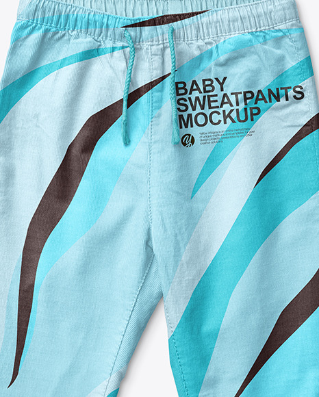 Baby Boy Sweatpants Mockup PSD #1