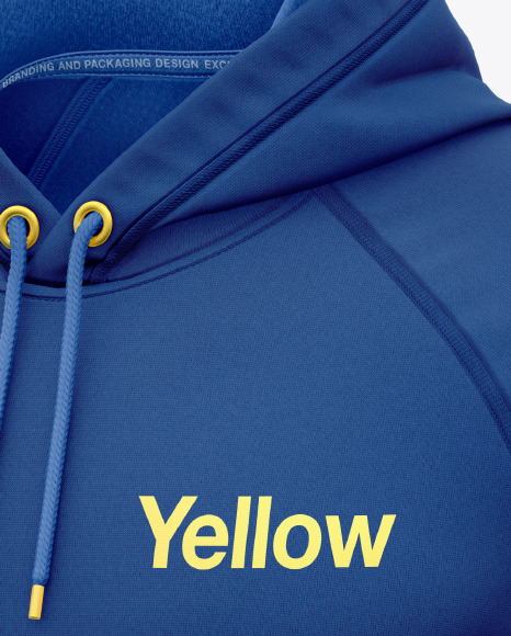 Hoodie Raglan w pocket Mockup PSD #6