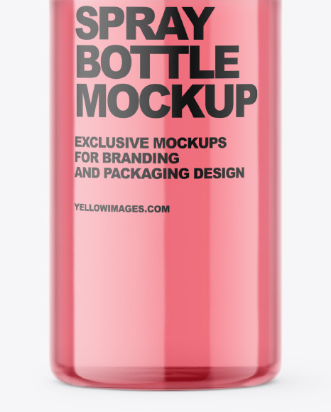 Clear Plastic Bottle w  Two Phase Liquid Mockup PSD #7