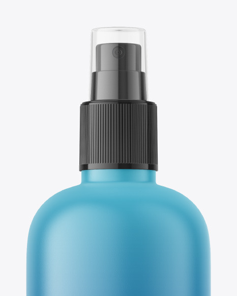Matte Plastic Spray Bottle Mockup PSD #1