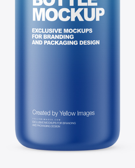 Matte Plastic Spray Bottle Mockup PSD #6