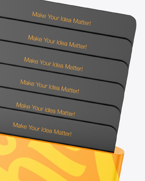 Glossy Card Holder Mockup Glossy Card Holder Mockup