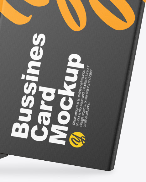 Glossy Card Holder Mockup PSD #6