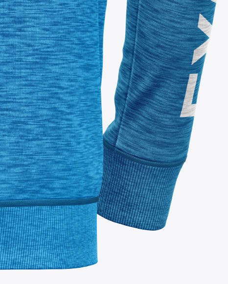 Melange Hoodie Raglan Mockup PSD #7