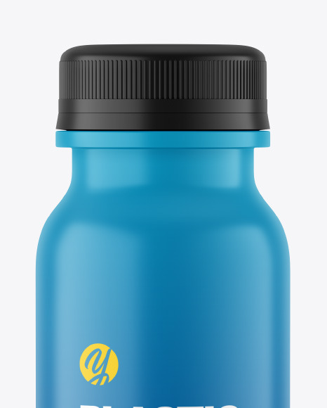 Matte Plastic Bottle Mockup PSD #2