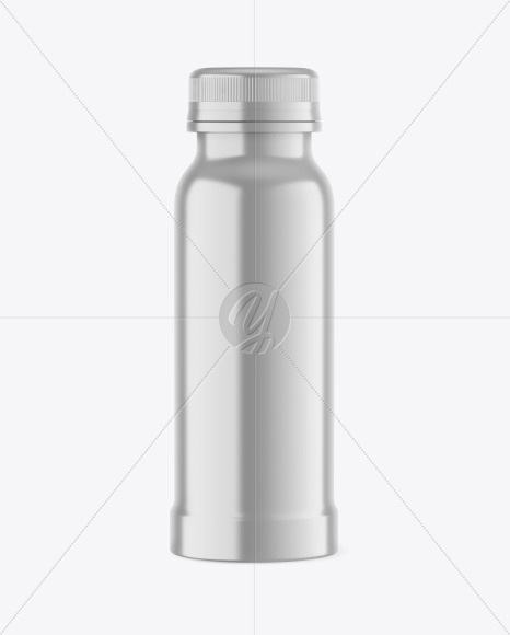 Metallic Plastic Bottle Mockup PSD #3