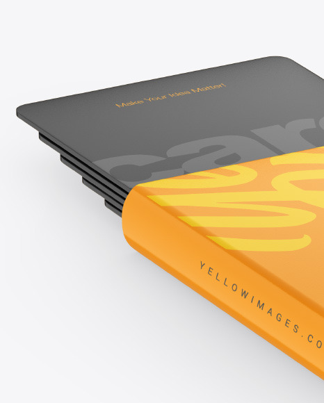 Glossy Card Holder Mockup PSD #2
