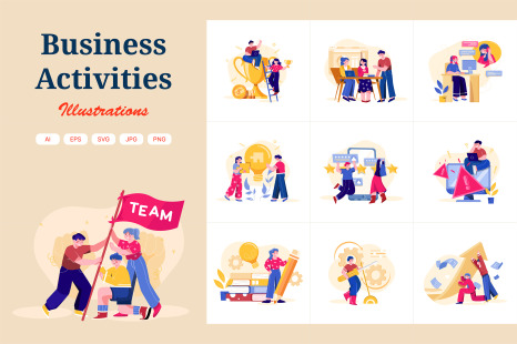 M364_Business Activities Illustrations