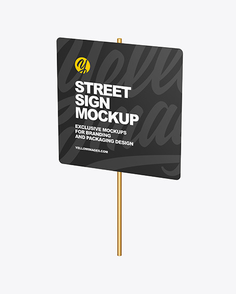 Street Sign Mockup