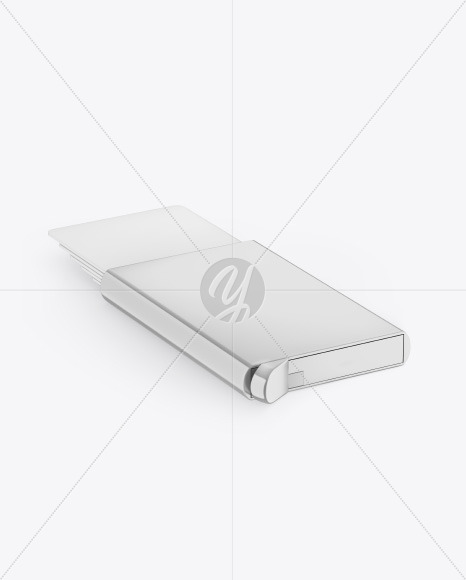 Metallic Card Holder Mockup PSD #3