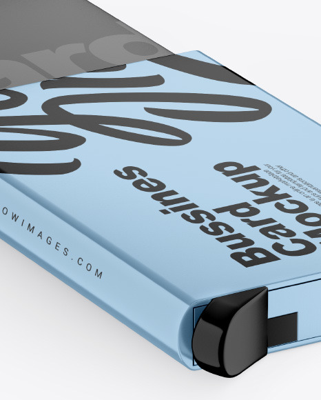 Metallic Card Holder Mockup PSD #1