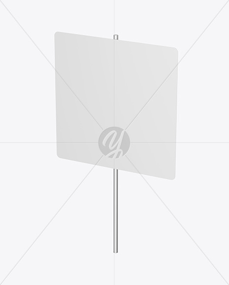 Street Sign Mockup PSD #3