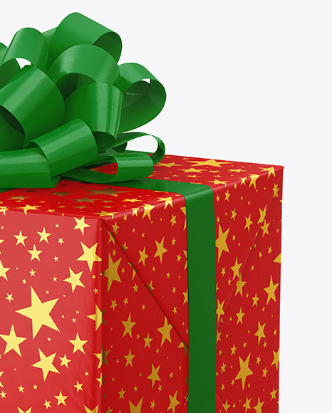 Gift Box Mockup PSD #1