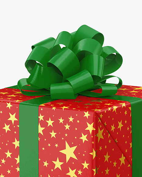 Gift Box Mockup PSD #5