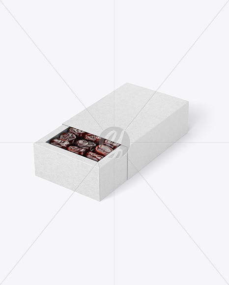 Kraft Paper Box w  Dates Mockup PSD #1